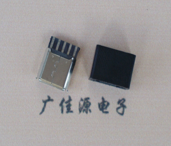 抚州麦克-迈克 接口USB5p焊线母座 带胶外套 连接器