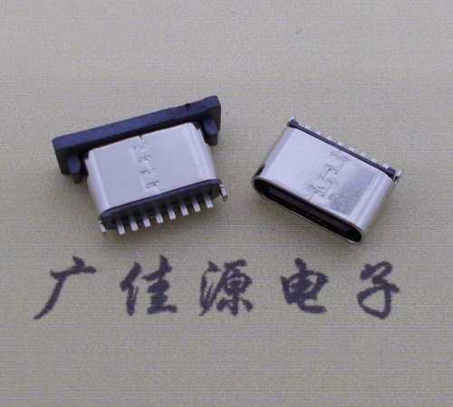 抚州连接器TYPE-C8P母座直立式插座H=5.0mm
