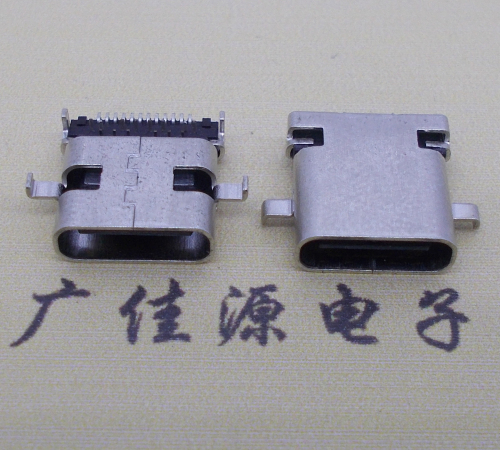 抚州卧式type-c24p母座沉板1.1mm前插后贴连接器